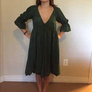 Gorgeous Stella McCartney green silk dress.